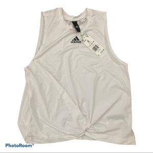 White Adidas tank women's